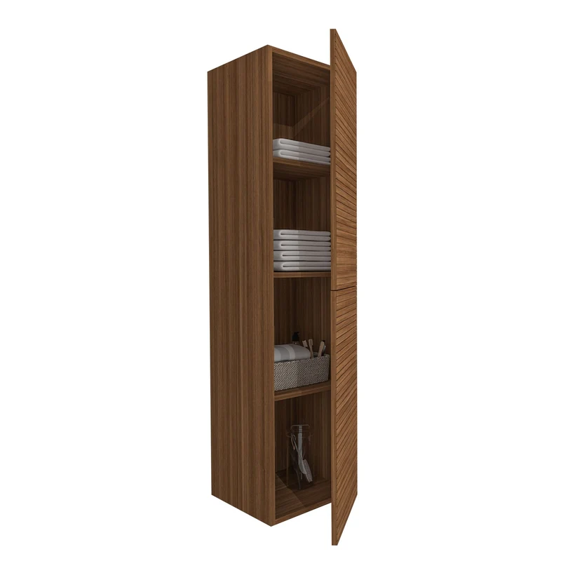 Elite Hochschrank mit horizontalem Relief