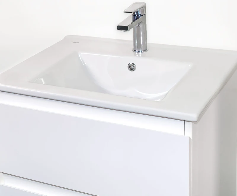 Oase Classic Set Unterschrank inkl. Waschtisch mit hochwertigen Metallschubladen von Hettich (SU)