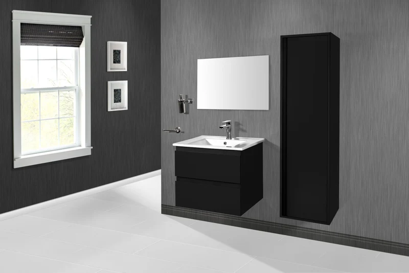 Oase Classic Set Unterschrank inkl. Waschtisch mit hochwertigen Metallschubladen von Hettich (SU)