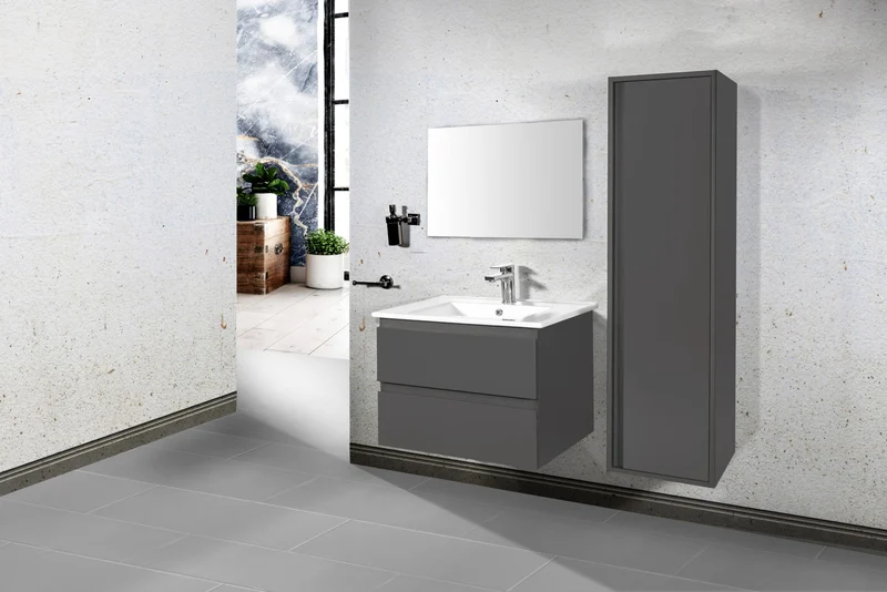 Oase Classic Set Unterschrank inkl. Waschtisch mit hochwertigen Metallschubladen von Hettich (SU)