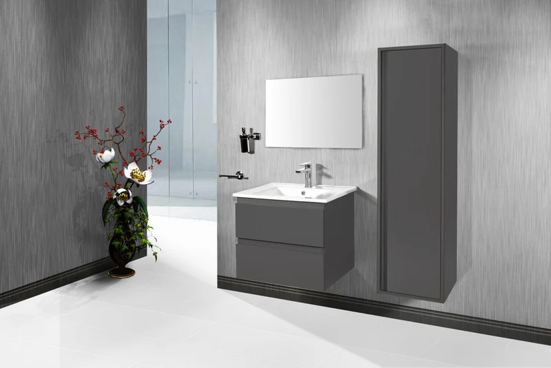 Oase Classic Set Unterschrank inkl. Waschtisch mit hochwertigen Metallschubladen von Hettich (SU)