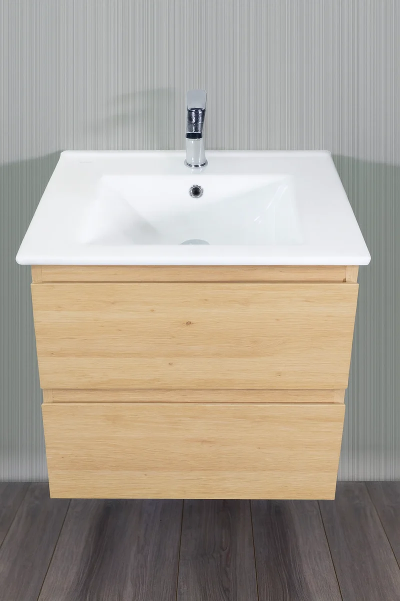 Oase Classic Set Unterschrank inkl. Waschtisch mit hochwertigen Metallschubladen von Hettich (SU)