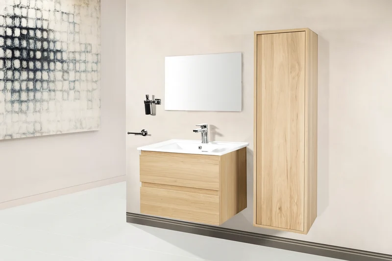 Oase Classic Set Unterschrank inkl. Waschtisch mit hochwertigen Metallschubladen von Hettich (SU)