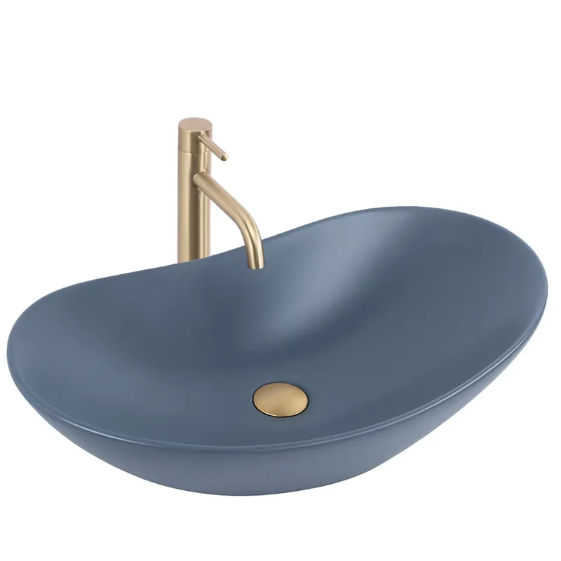Aufsatzwaschbecken Royal Blau Matt