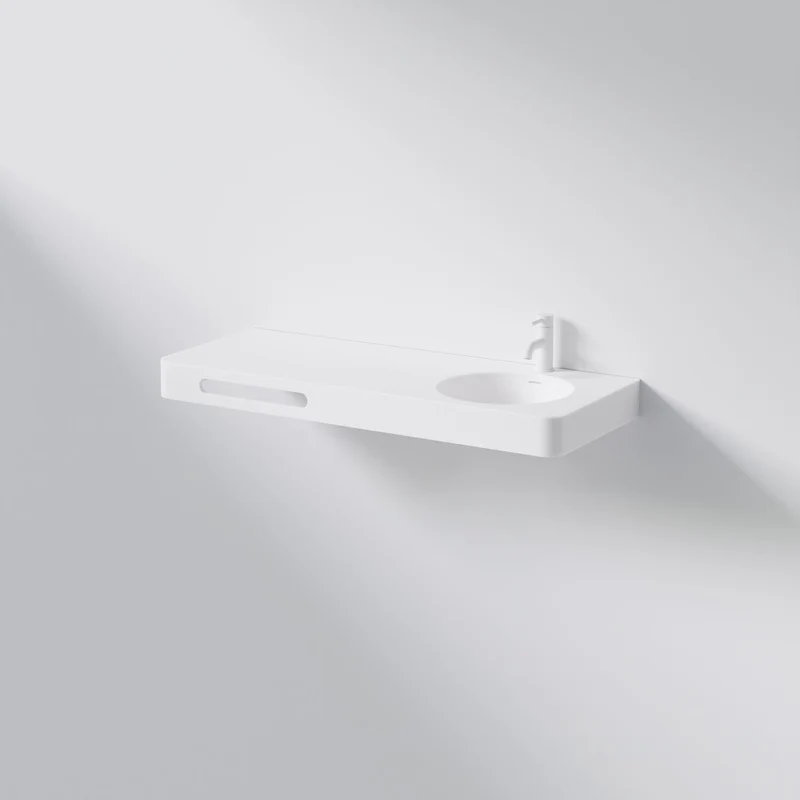 Serie 449 Wandwaschtisch aus Solid Surface
