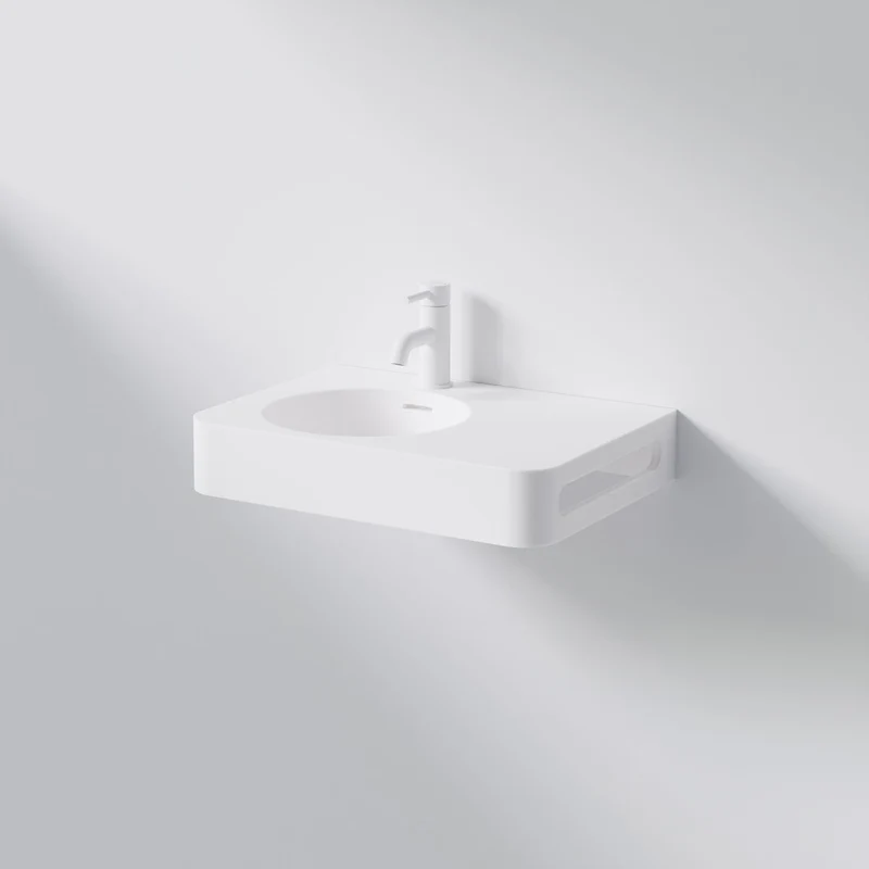 Serie 449 Wandwaschtisch aus Solid Surface