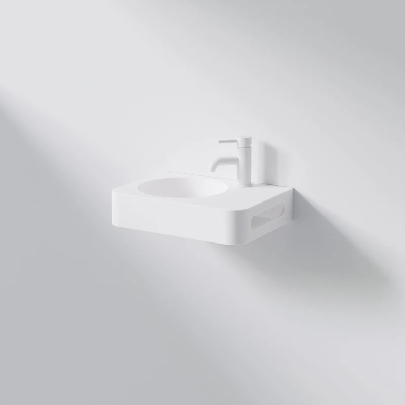 Serie 449 Wandwaschtisch aus Solid Surface