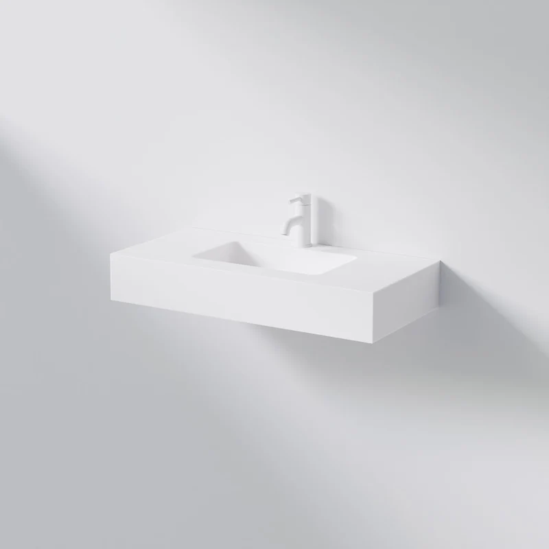 Serie 444 Wandwaschtisch aus Solid Surface