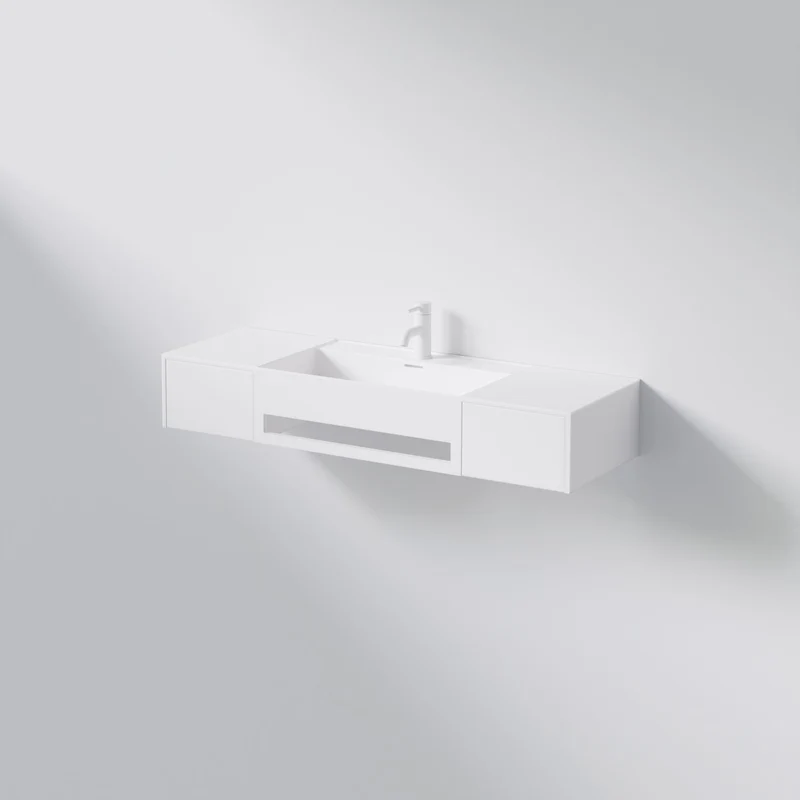 Serie 443 Wandwaschtisch aus Solid Surface