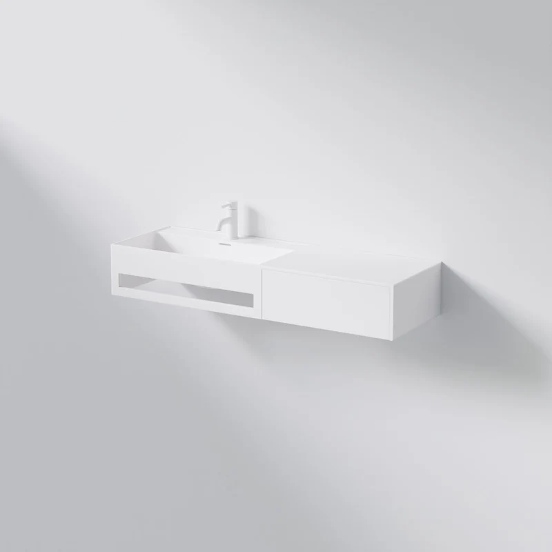 Serie 443 Wandwaschtisch aus Solid Surface