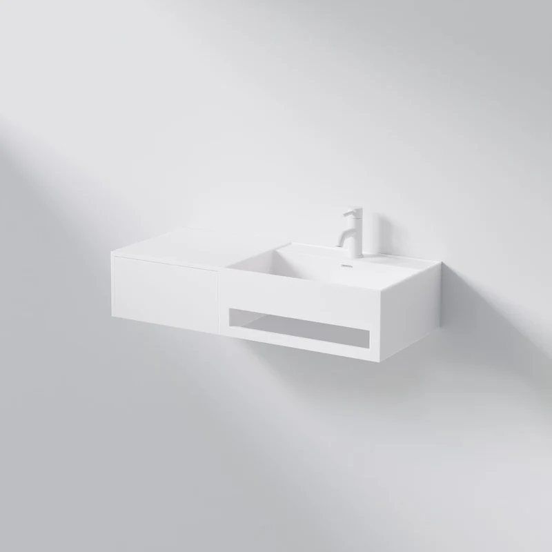 Serie 443 Wandwaschtisch aus Solid Surface
