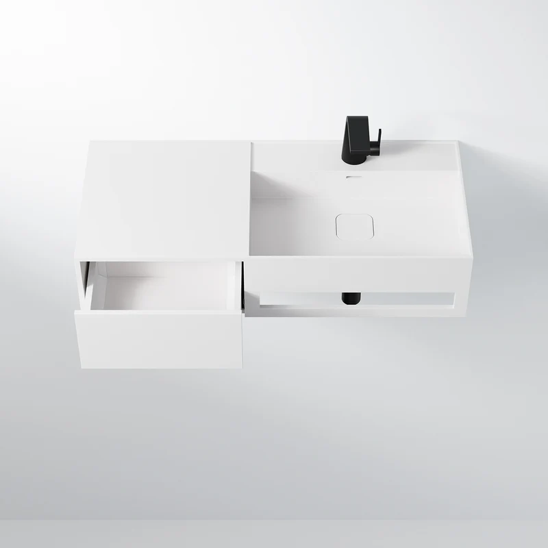 Serie 443 Wandwaschtisch aus Solid Surface
