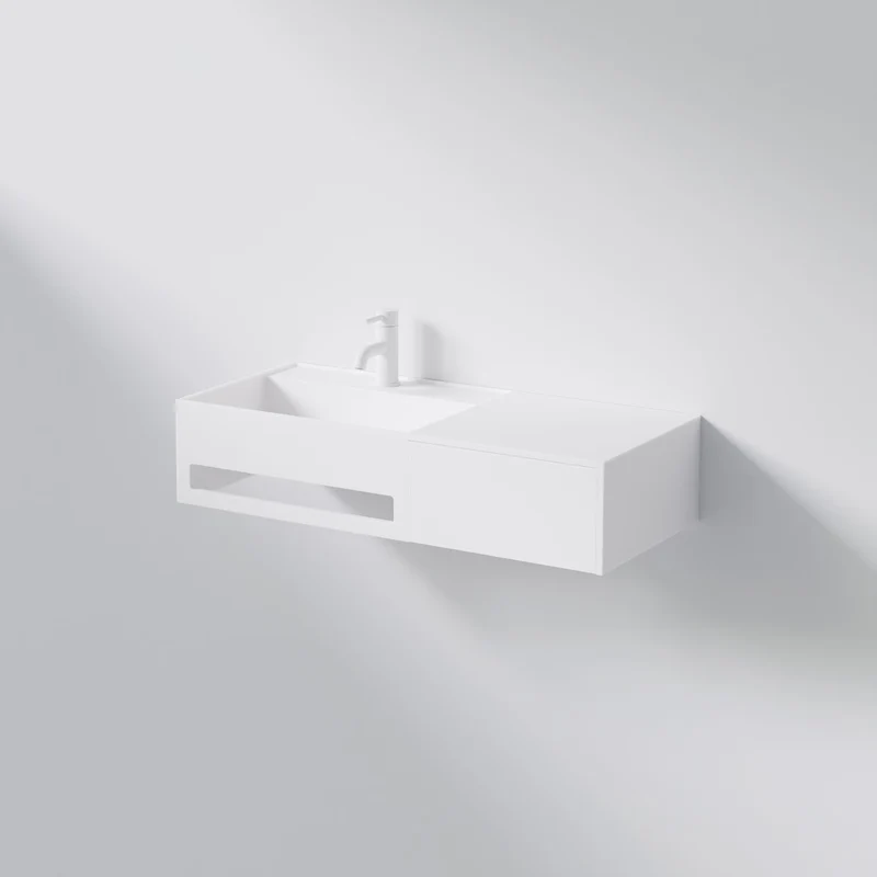 Serie 443 Wandwaschtisch aus Solid Surface