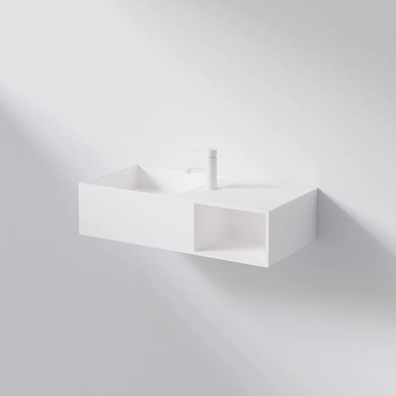 Serie 443 Wandwaschtisch aus Solid Surface