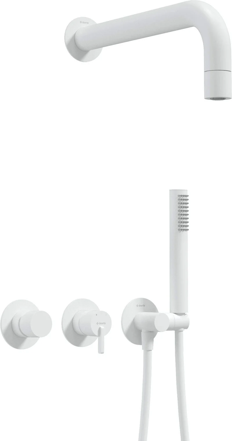 DEANTE Silia Unterputz-Duschset mit Handbrause - Horizontal // Bianco // NQS-A0XK