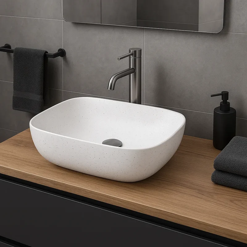 Aufsatzwaschbecken Belinda Warm 46x32cm