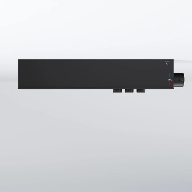 Serie 390 semi concealed thermostat