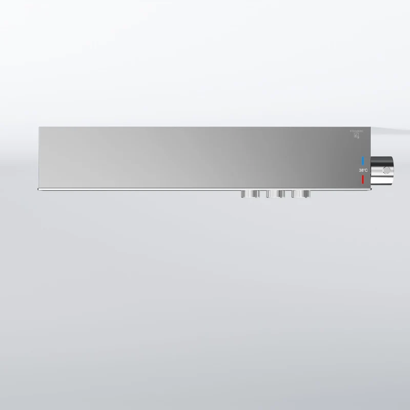 Serie 390 semi concealed thermostat