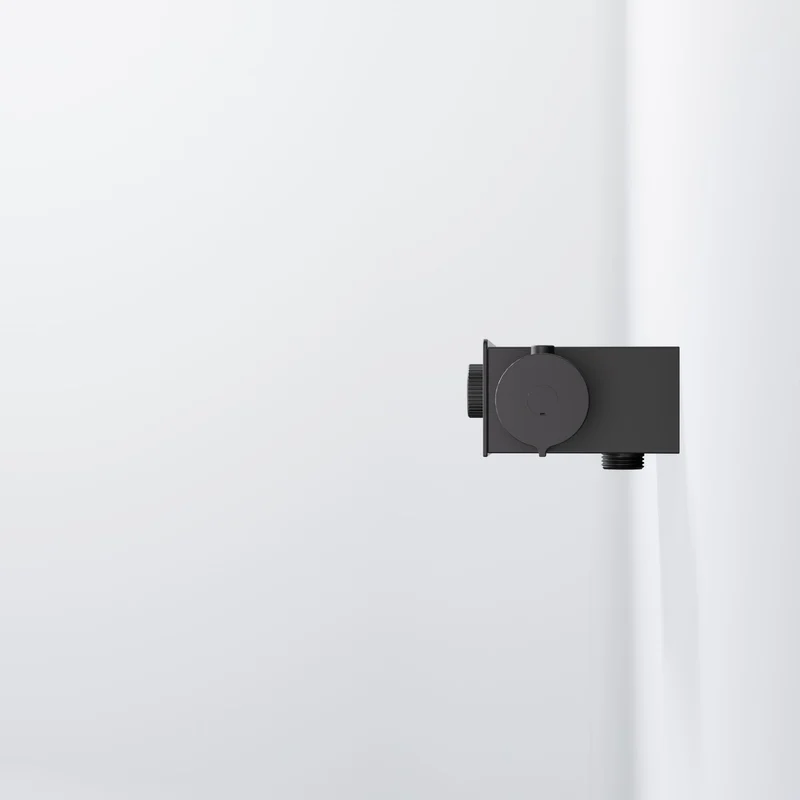 Serie 390 semi concealed thermostat