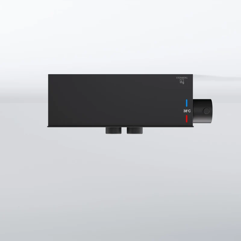 Serie 390 semi concealed thermostat