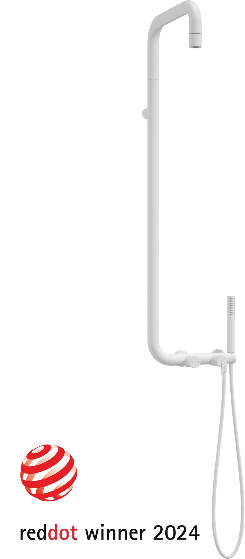 DEANTE Silia Duschsystem mit Regenbrause // Bianco // NQS-A4XM