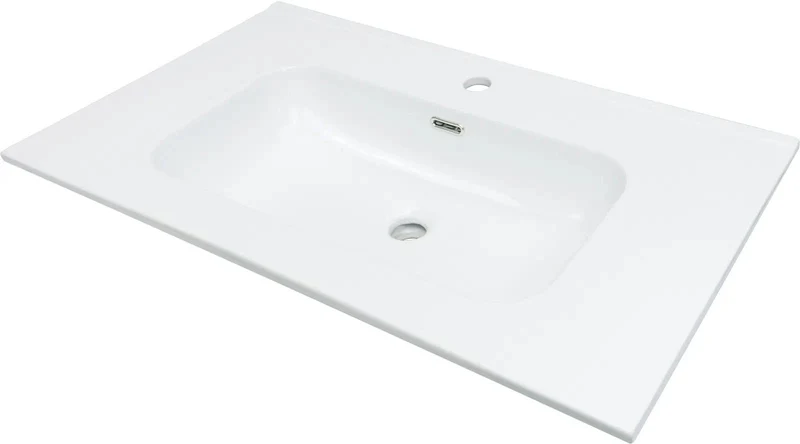 DEANTE Tubo Keramikwaschbecken - 80 cm // Weiß // CTU-6U8W
