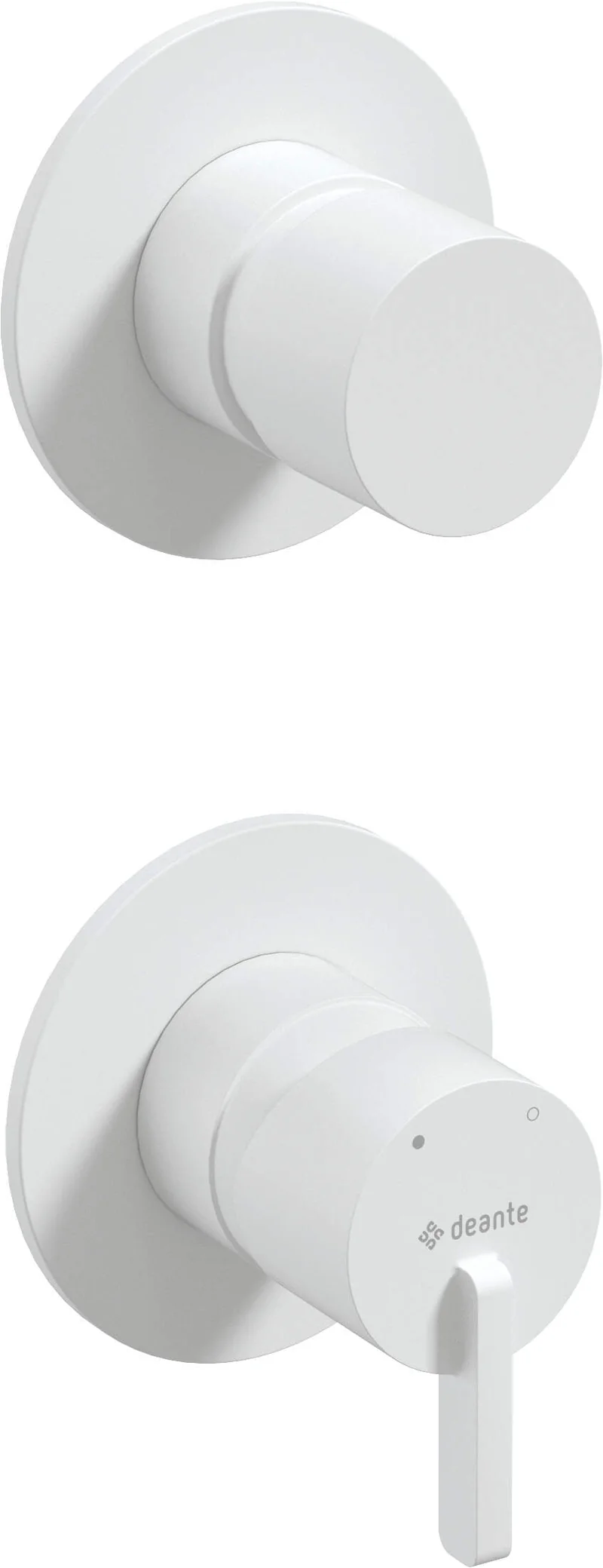 DEANTE Silia Duscharmatur mit Strahlschalter // Bianco // BQS-A44P