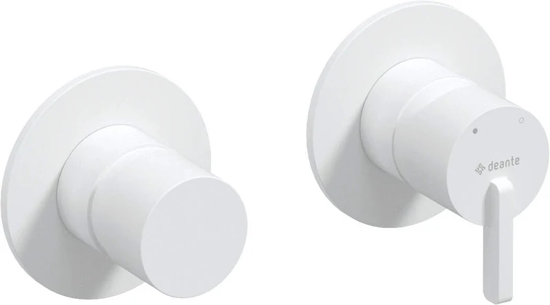 DEANTE Silia Duscharmatur mit Strahlschalter - Horizontal // Bianco // BQS-A46P