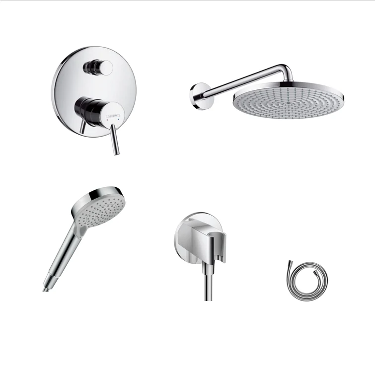 Hansgrohe Unterputz Dusch-Set Talis S mit Decken- oder Wandanschluss
