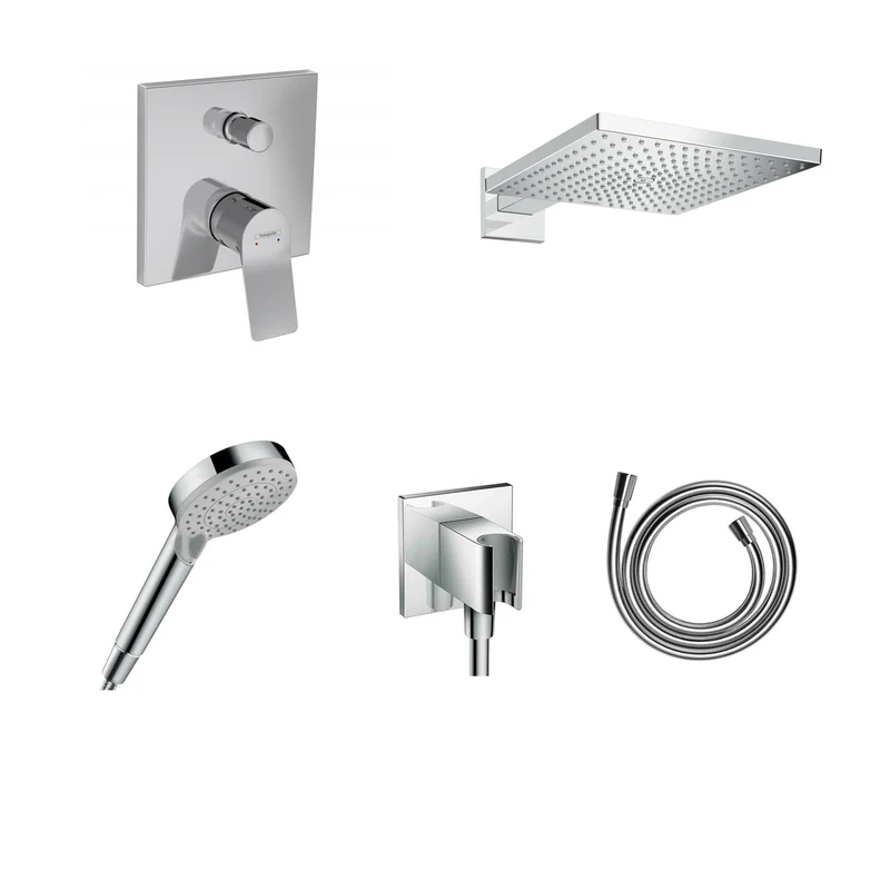 Hansgrohe Unterputz Dusch-Set Vivenis mit Decken- oder Wandanschluss