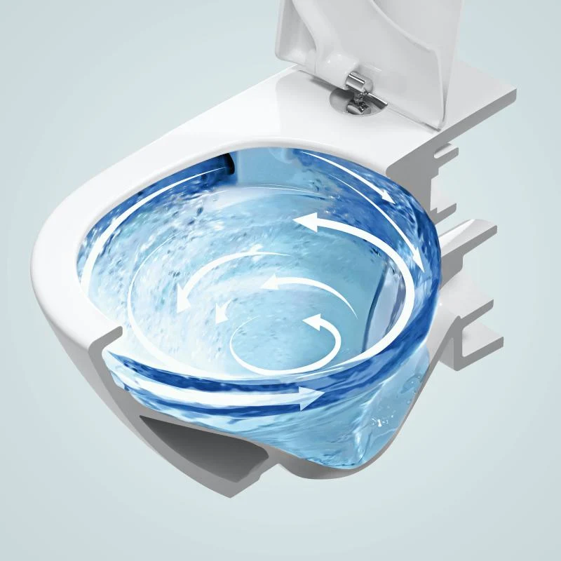 Villeroy & Boch Subway 3.0 Wand-Tiefspül-WC TwistFlush, mit WC-Sitz weiß, mit CeramicPlus, WC-Sitz mit Absenkautomatik & abnehmbar