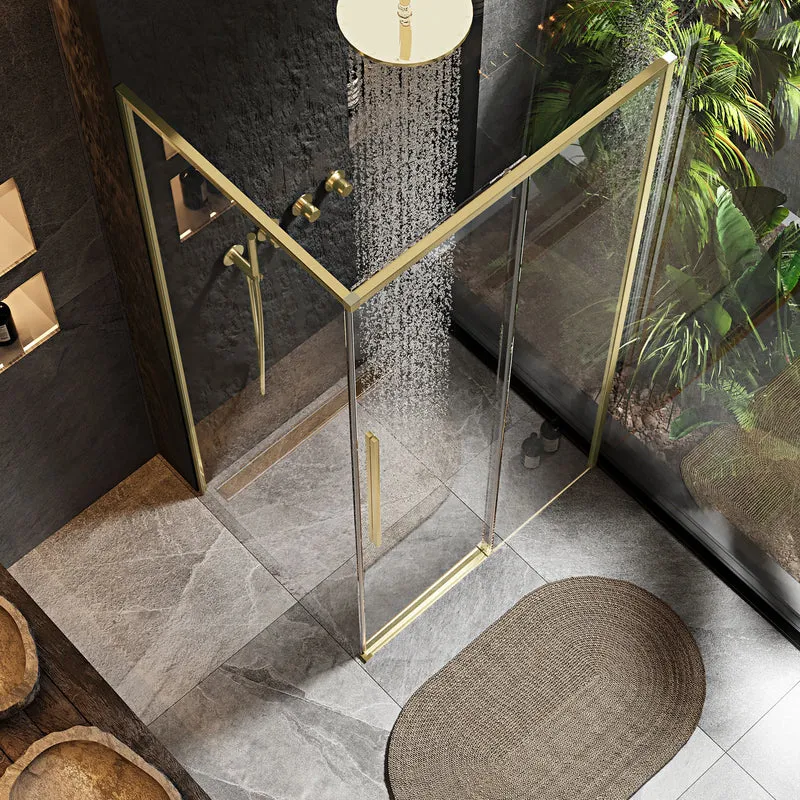 Duschkabine Solar Gold Matt 120x90cm