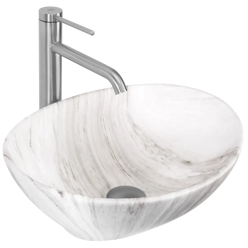 Aufsatzwaschbecken Sofia Ash Matt 41x34,5cm