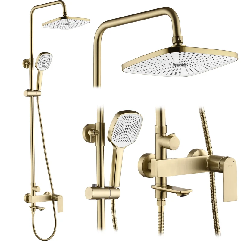 Dusche Storm Gold Matt 2