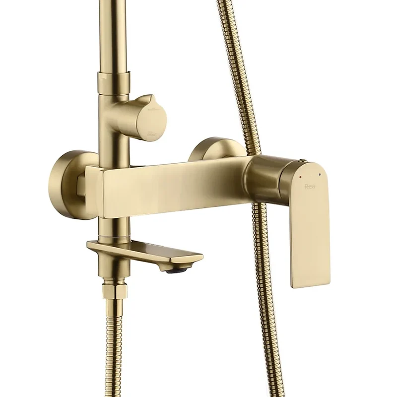 Dusche Storm Gold Matt 2