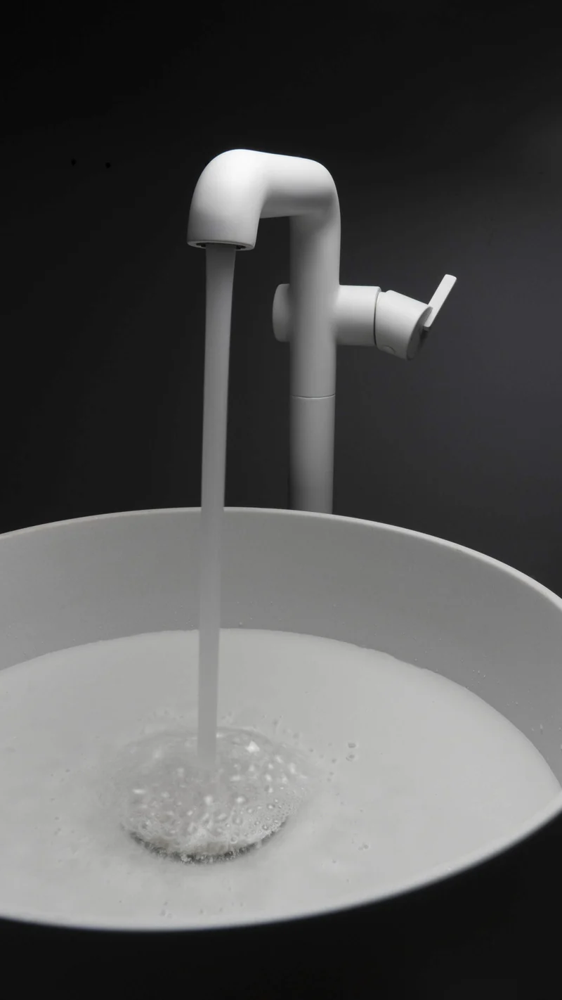 DEANTE Silia Waschtischarmatur Freistehend // Bianco // BQS-A2KK