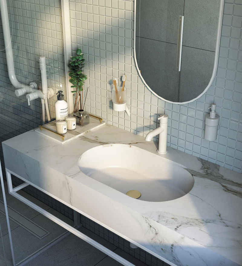 DEANTE Silia Waschtischarmatur // Bianco // BQS-A20M