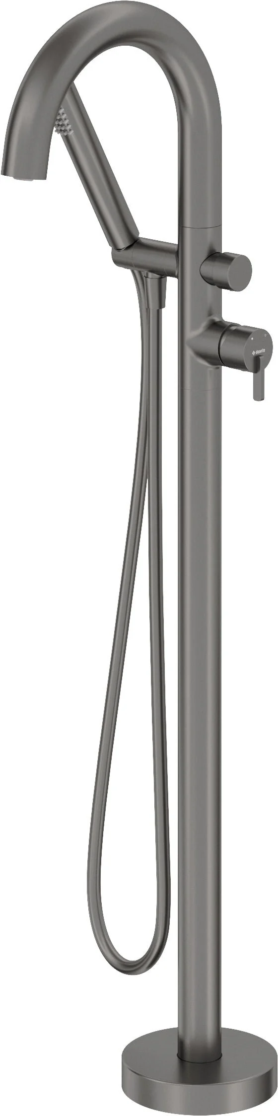 DEANTE Silia Wannenarmatur Freistehend mit Brausegarnitur // Titanium // BQS-D17N