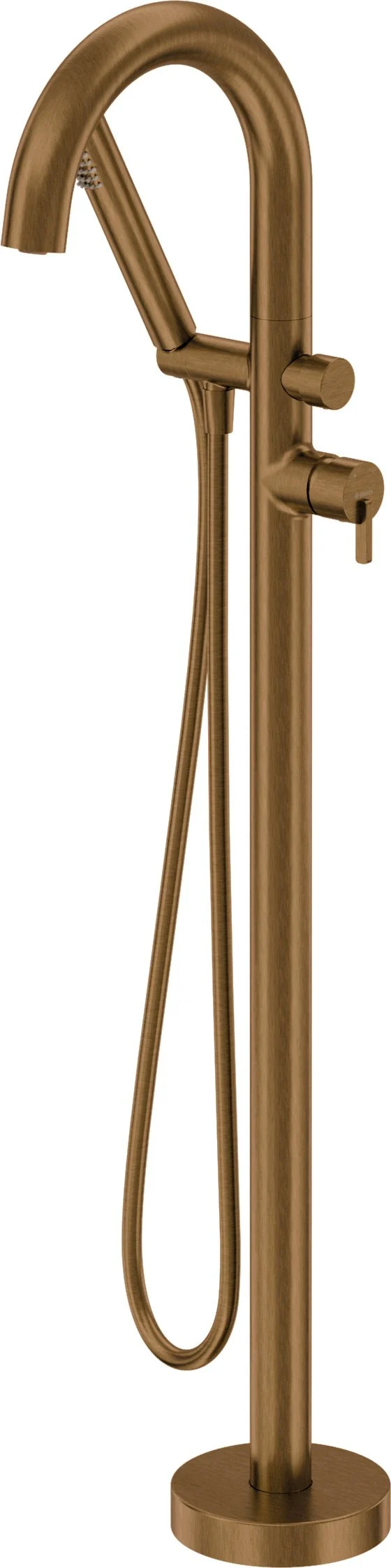 DEANTE Silia Wannenarmatur Freistehend mit Brausegarnitur // gebürstete Bronze // BQS-C17N