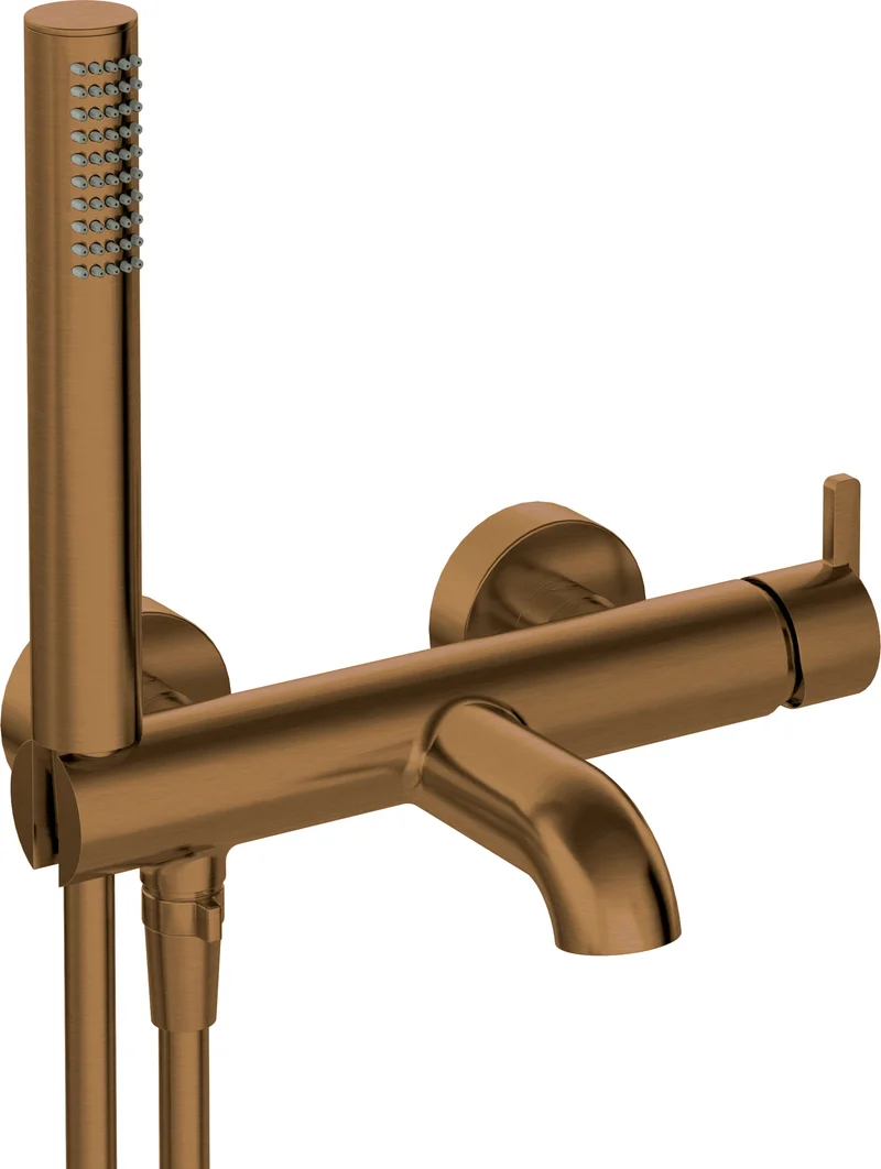 DEANTE Silia Wannenarmatur mit Brausegarnitur // gebürstete Bronze // BQS-C11M