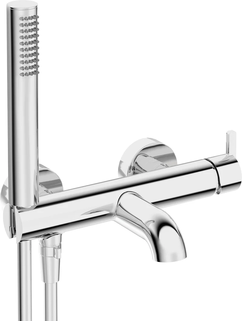 DEANTE Silia Wannenarmatur mit Brausegarnitur // Chrom // BQS-011M