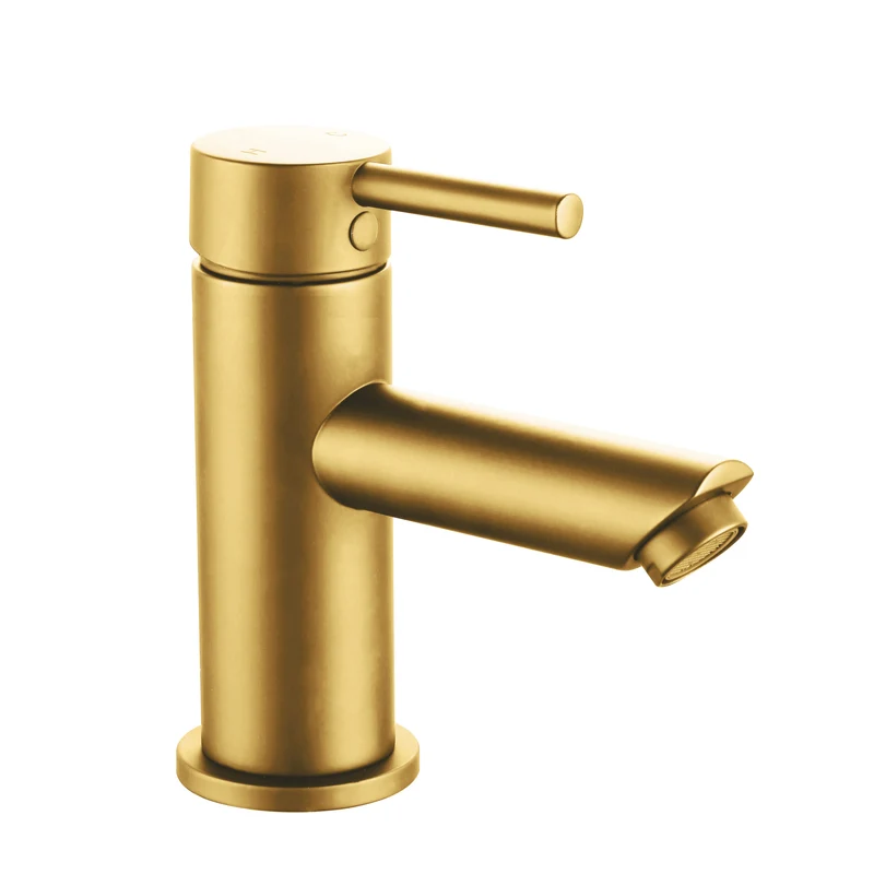 Oase Waschtischarmatur Wasserhahn Bad Waschbecken Design Armatur - Gold