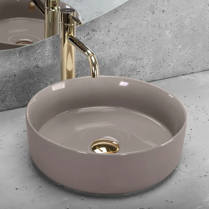Aufsatzwaschbecken Sami Mocha Mousse ⌀36cm