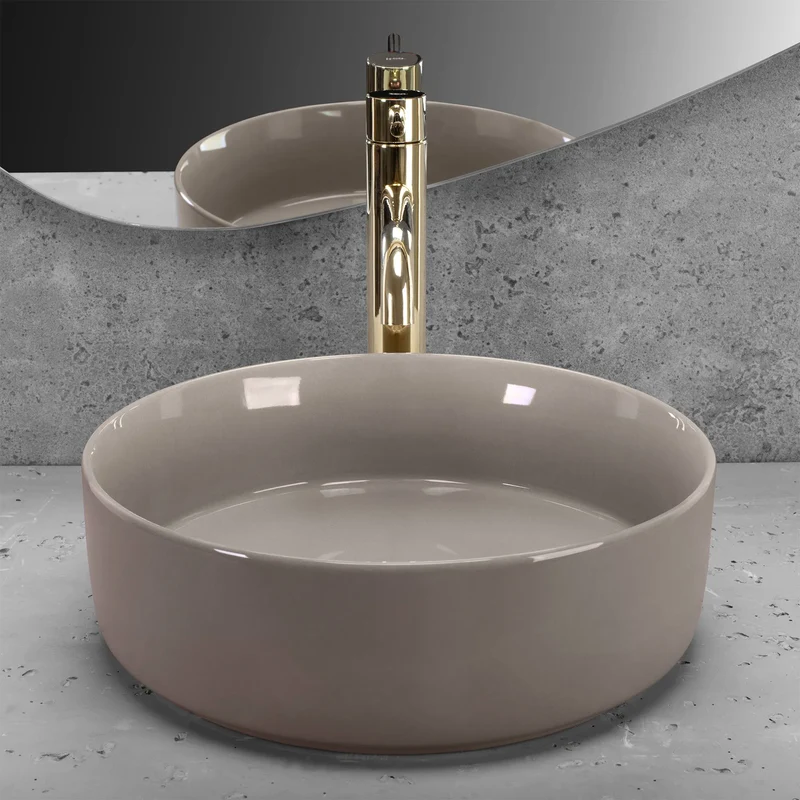 Aufsatzwaschbecken Sami Mocha Mousse ⌀36cm