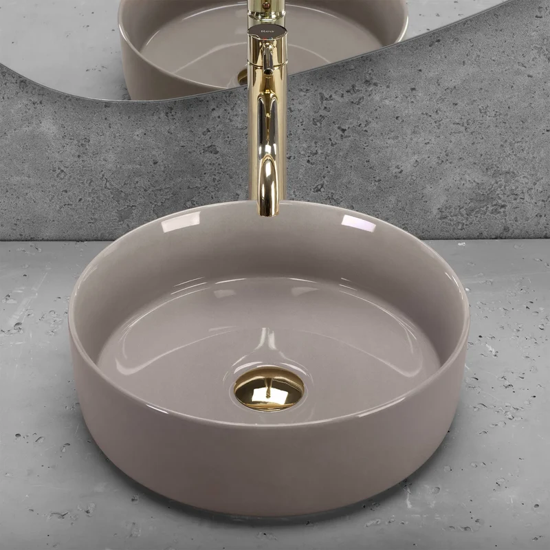 Aufsatzwaschbecken Sami Mocha Mousse ⌀36cm