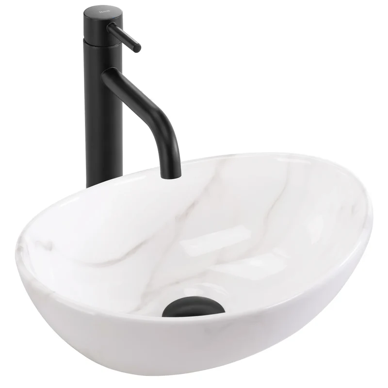 Aufsatzwaschbecken Sofia Mini Cloudy 35,5x27cm