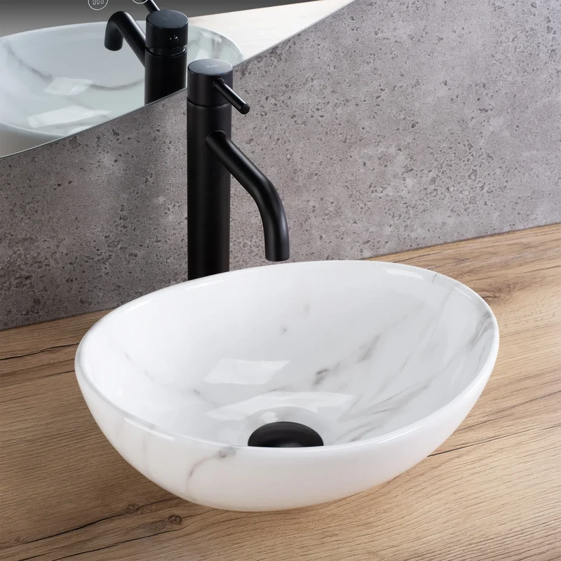 Aufsatzwaschbecken Sofia Mini Cloudy 35,5x27cm