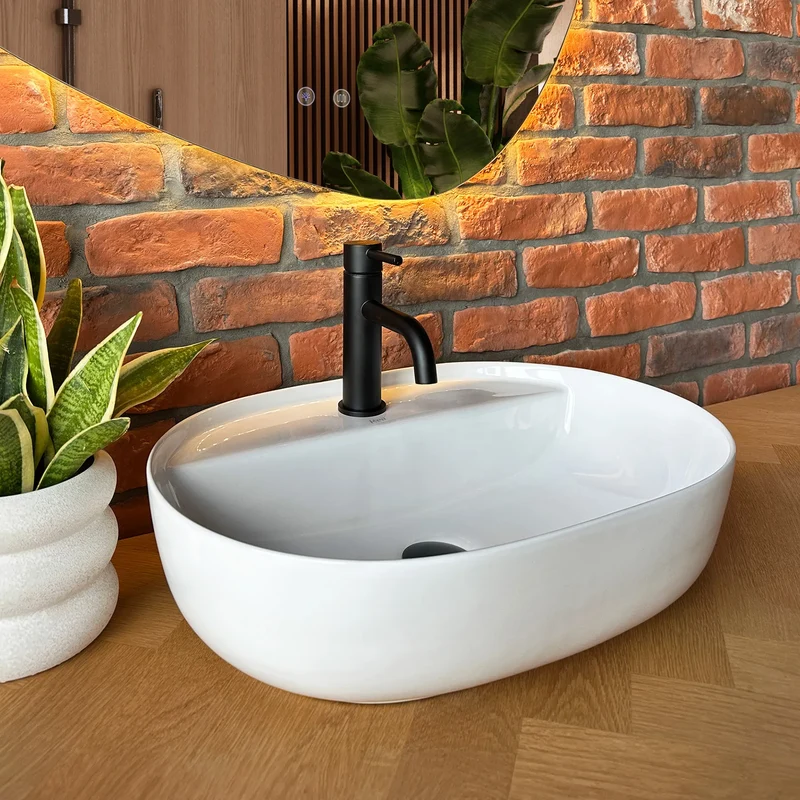 Aufsatzwaschbecken Aura White 50,5x38,5cm