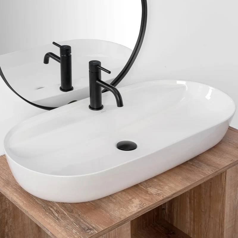 Aufsatzwaschbecken Aura White 81x41cm