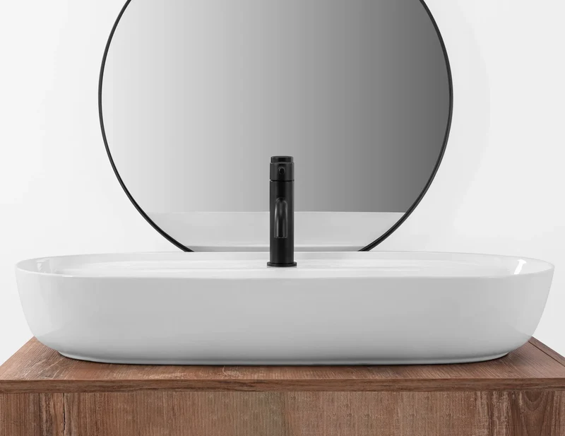 Aufsatzwaschbecken Aura White 81x41cm